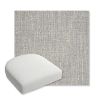 Picture of Adena Pebble | Bullnose Contoured Wicker Chair Cushion - Sunbrella© Fabric