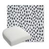 Picture of Agra Indigo | Bullnose Contoured Wicker Chair Cushion - Sunbrella© Fabric