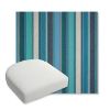 Picture of Ascend Oasis | Bullnose Contoured Wicker Chair Cushion - Sunbrella© Fabric