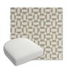 Picture of Assemble Mist | Bullnose Contoured Wicker Chair Cushion - Sunbrella© Fabric