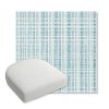 Picture of Benson Lagoon | Bullnose Contoured Wicker Chair Cushion - Sunbrella© Fabric