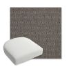 Picture of Blend Coal | Bullnose Contoured Wicker Chair Cushion - Sunbrella© Fabric