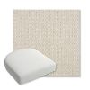 Picture of Blend Linen | Bullnose Contoured Wicker Chair Cushion - Sunbrella© Fabric