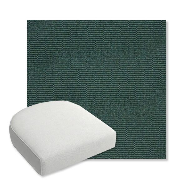 Picture of Boardwalk Coaster | Bullnose Contoured Wicker Chair Cushion - Sunbrella© Fabric
