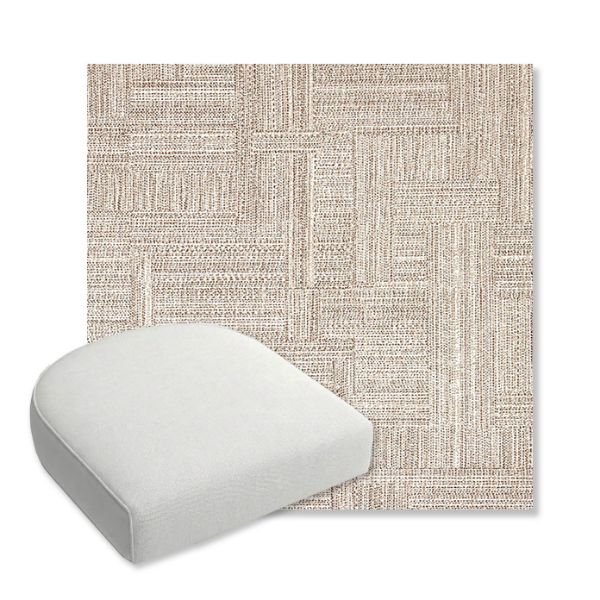 Picture of Boro Walnut | Bullnose Contoured Wicker Chair Cushion - Sunbrella© Fabric