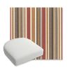 Picture of Brannon Redwood | Bullnose Contoured Wicker Chair Cushion - Sunbrella© Fabric