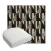 Picture of Buoy Pebble Beach | Bullnose Contoured Wicker Chair Cushion - Sunbrella© Fabric