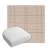 Picture of Camper Snowcap | Bullnose Contoured Wicker Chair Cushion - Sunbrella© Fabric