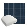 Picture of Camper Wild Blueberry | Bullnose Contoured Wicker Chair Cushion - Sunbrella© Fabric