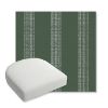 Picture of Caper Moss | Bullnose Contoured Wicker Chair Cushion - Sunbrella© Fabric