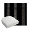 Picture of Caper Onyx | Bullnose Contoured Wicker Chair Cushion - Sunbrella© Fabric