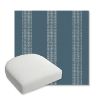 Picture of Caper Slate | Bullnose Contoured Wicker Chair Cushion - Sunbrella© Fabric