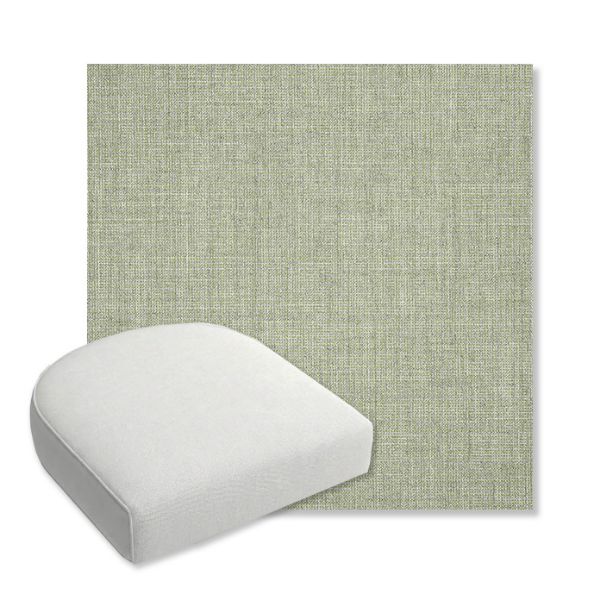 Picture of Cast Oasis | Bullnose Contoured Wicker Chair Cushion - Sunbrella© Fabric