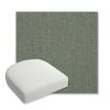 Picture of Cast Sage | Bullnose Contoured Wicker Chair Cushion - Sunbrella© Fabric