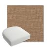 Picture of Charmer Desert | Bullnose Contoured Wicker Chair Cushion - Sunbrella© Fabric
