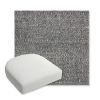 Picture of Chartres Granite | Bullnose Contoured Wicker Chair Cushion - Sunbrella© Fabric