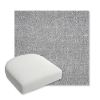 Picture of Chartres Gull | Bullnose Contoured Wicker Chair Cushion - Sunbrella© Fabric