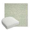 Picture of Chartres Mist | Bullnose Contoured Wicker Chair Cushion - Sunbrella© Fabric