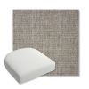 Picture of Crush Ash | Bullnose Contoured Wicker Chair Cushion - Sunbrella© Fabric