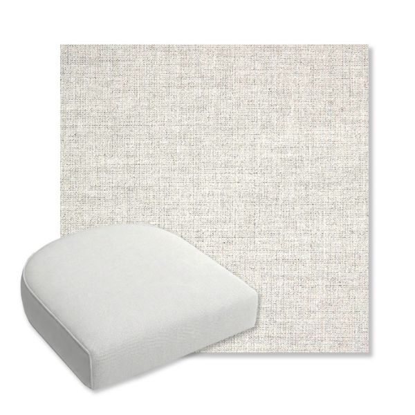 Picture of Crush Cloud | Bullnose Contoured Wicker Chair Cushion - Sunbrella© Fabric