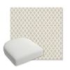 Picture of Detail Linen | Bullnose Contoured Wicker Chair Cushion - Sunbrella© Fabric