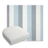 Picture of Direction Dew | Bullnose Contoured Wicker Chair Cushion - Sunbrella© Fabric