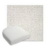 Picture of Dumont Stucco | Bullnose Contoured Wicker Chair Cushion - Sunbrella© Fabric