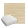 Picture of Dupione Sand | Bullnose Contoured Wicker Chair Cushion - Sunbrella© Fabric
