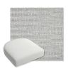 Picture of Embrace Pewter | Bullnose Contoured Wicker Chair Cushion - Sunbrella© Fabric