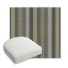 Picture of Entice Moss | Bullnose Contoured Wicker Chair Cushion - Sunbrella© Fabric