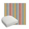 Picture of Entice Sunrise | Bullnose Contoured Wicker Chair Cushion - Sunbrella© Fabric