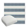 Picture of Excel Denim | Bullnose Contoured Wicker Chair Cushion - Sunbrella© Fabric