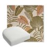 Picture of Fernie Mimosa | Bullnose Contoured Wicker Chair Cushion - Sunbrella© Fabric