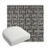 Picture of Figure Onyx | Bullnose Contoured Wicker Chair Cushion - Sunbrella© Fabric