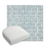 Picture of Figure Twilight | Bullnose Contoured Wicker Chair Cushion - Sunbrella© Fabric
