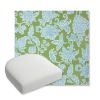 Picture of Floral Song Spring | Bullnose Contoured Wicker Chair Cushion - Sunbrella© Fabric