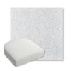 Picture of Frond Sky | Bullnose Contoured Wicker Chair Cushion - Sunbrella© Fabric