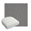 Picture of Heritage Slate | Bullnose Contoured Wicker Chair Cushion - Sunbrella© Fabric