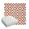 Picture of Hoopla Tobiko | Bullnose Contoured Wicker Chair Cushion - Sunbrella© Fabric
