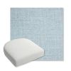 Picture of Idol Frost | Bullnose Contoured Wicker Chair Cushion - Sunbrella© Fabric