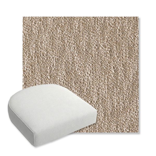 Picture of Improve Dune | Bullnose Contoured Wicker Chair Cushion - Sunbrella© Fabric