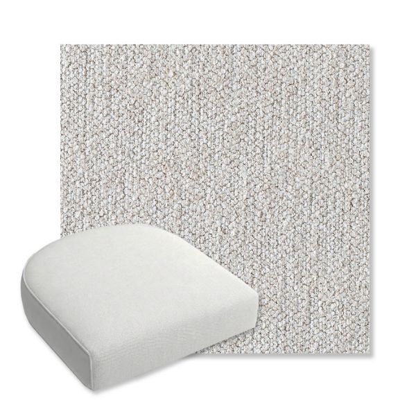 Picture of Improve Stucco | Bullnose Contoured Wicker Chair Cushion - Sunbrella© Fabric