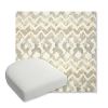 Picture of Inga Marble | Bullnose Contoured Wicker Chair Cushion - Sunbrella© Fabric