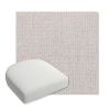 Picture of Kismet Flax | Bullnose Contoured Wicker Chair Cushion - Sunbrella© Fabric