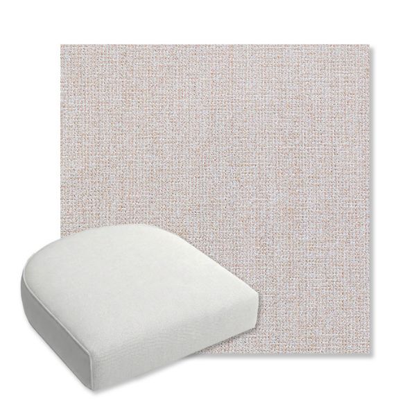 Picture of Kismet Flax | Bullnose Contoured Wicker Chair Cushion - Sunbrella© Fabric