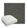 Picture of Kudos Carbon | Bullnose Contoured Wicker Chair Cushion - Sunbrella© Fabric
