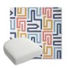 Picture of Labyrinth Fiesta | Bullnose Contoured Wicker Chair Cushion - Sunbrella© Fabric