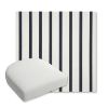 Picture of Lido Indigo | Bullnose Contoured Wicker Chair Cushion - Sunbrella© Fabric