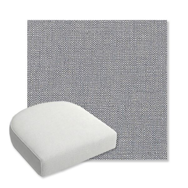 Picture of Linville Denim | Bullnose Contoured Wicker Chair Cushion - Sunbrella© Fabric
