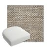 Picture of Litchfield Pebble | Bullnose Contoured Wicker Chair Cushion - Sunbrella© Fabric